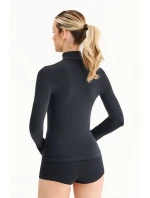 Bezešvé tričko s dlouhým rukávem a výstřihem Bezešvé tričko s dlouhým rukávem a výstřihem