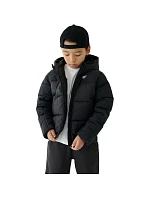 Chlapecká péřová bunda 4F M621 tmavě černá 4FJWAW25TDJAM621 20S