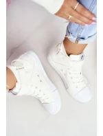 Dámské Vysoké Tenisky Big Star FF274579 Bile Dámské Vysoké Tenisky Big Star FF274579 Bile