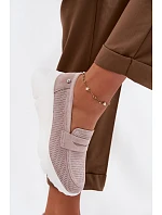 Dámské mokasíny z přírodního semiše na platformě Vinceza Béžové