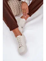 Dámské tenisky z ECO kůže Big Star – béžové Dámské tenisky z ECO kůže Big Star – béžové