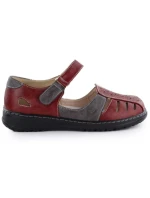 Dámská pohodlná prolamovaná obuv na suchý zip Unisoft 9955