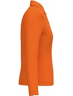 Kariban K 244 Dámské piqué polo s dlouhým rukávem 20.K244 orange Kariban K 244 Dámské piqué polo s dlouhým rukávem 20.K244 orange