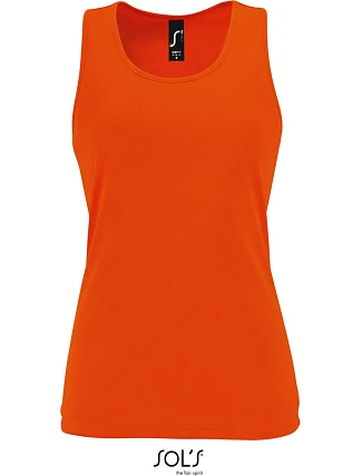 SOL'S Sporty TT Women Dámské sportovní tílko 25.2117 neon orange SOL'S Sporty TT Women Dámské sportovní tílko 25.2117 neon orange