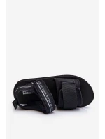 Dámské sandály na suchý zip Big Star LL274784 Černe Dámské sandály na suchý zip Big Star LL274784 Černe