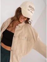 Dámská džínová bunda HM KR F3968 3.78 Béžová - FPrice Dámská džínová bunda HM KR F3968 3.78 Béžová - FPrice