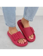 Dámské nazouváky / žabky RR274A583 Tmavě růžová - Big Star