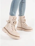 Módní   kotníčkové boty dámské platforma