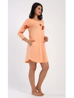 Dámské domácí šaty s tříčtvrtečním rukávem Patricia