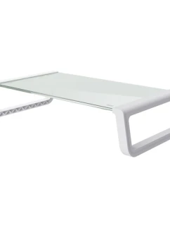 SKLENĚNÝ STOJAN NA MONITOR TRUST MONTA WHT (25351)