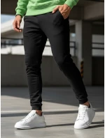 FashionStreet pánská zeleno-černá tepláková souprava AX0646