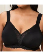 Podprsenka Modern Lace+Cotton N černá - Triumph