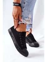 Dámské Klasické Tenisky Černé Omerta