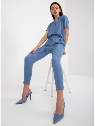 Kalhoty D73760M61869H modré