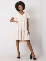 Šaty WN SK 842.01P světle béžová Šaty WN SK 842.01P světle béžová