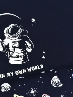 Pánská noční košile 15645 - 180 - Modrá - Vamp