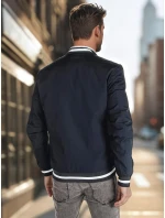 Pánská přechodná bunda bomber modrá FashionStreet TX5015