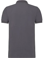Russell Athletic 566M Pánské elastické piqué polo 10.566M convoy grey Russell Athletic 566M Pánské elastické piqué polo 10.566M convoy grey