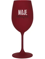 MOJE TERAPIE - bordo sklenice na víno 350 ml