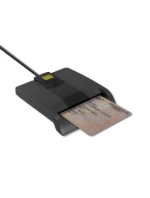ČTEČKA ČIPOVÝCH KARET QOLTEC | SCR-0634 | USB TYP C