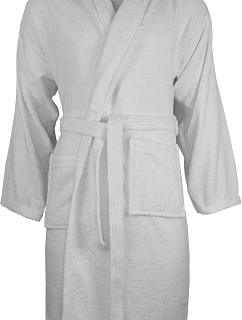 The One Towelling Organic Bathrobe Župan z bio bavlny 48.1084 white
