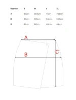 M854 Mini sukně - krémová