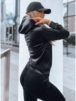 Černý dámský velurový komplet SO COMFY FashionStreet AY0888