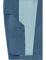 Daiber JN 1884 (42-60) Unisex strečové pracovní kalhoty 02.184M deep blue/steel blue