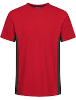 Promodoro 3590 Unisex kontrastní pracovní tričko - EXCD 40.3590 fire red/charcoal