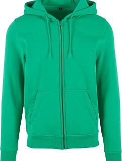 Build your Brand BY 012 Mikina s kapucí z těžké bavlny 56.0012 grass green
