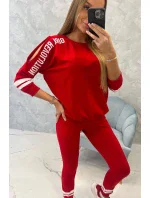 Dívka Revolution set červená