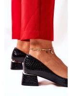 Lodičky Hadí Lewski 3118 Černé