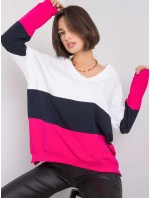 Mikina RV BL 5972.07 bílá a růžová Mikina RV BL 5972.07 bílá a růžová