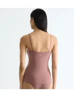 Dámské tílko GO Daily Cotton Spaghetti Top - BROWN - hnědé 1141 - SLOGGI Dámské tílko GO Daily Cotton Spaghetti Top - BROWN - hnědé 1141 - SLOGGI