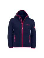 Trollkids Dívčí fleecová bunda Mandal s kapucí pro dívky tmavě modrá (358-114)