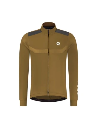 Rogelli dres s dlouhým rukávem MONO hnědý 2XL