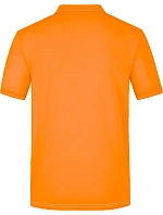 Daiber JN 569 Pánské žerzejové elastické polo 02.0569 orange/white