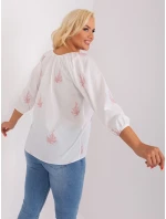 Halenka LK BZ 509324 1.81P bílá a růžová Halenka LK BZ 509324 1.81P bílá a růžová