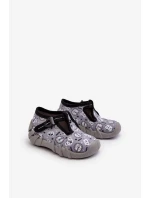 Pohodlné dětské pantofle BEFADO šedé Pohodlné dětské pantofle BEFADO šedé