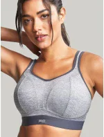Sportovní podprsenka 7341B Non Wired Bra charcoal marl šedá - Panache Sportovní podprsenka 7341B Non Wired Bra charcoal marl šedá - Panache