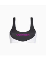 Vrchní díl plavek KW0KW00898-BEH černobílá - Calvin Klein Vrchní díl plavek KW0KW00898-BEH černobílá - Calvin Klein