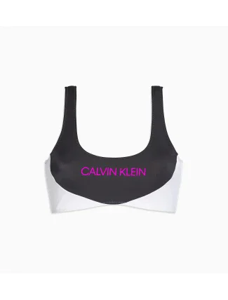 Vrchní díl plavek KW0KW00898-BEH černobílá - Calvin Klein Vrchní díl plavek KW0KW00898-BEH černobílá - Calvin Klein