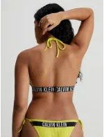 Dámský plavkový vrchní díl bikin KW0KW01967 LRF neon.žlutá - Calvin Klein