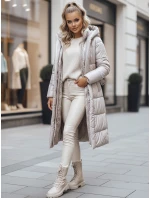 Dámský kabát LINA beige FashionStreet TY3110