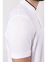 Kariban K 223 Pánské polo s mao límcem 20.K223 white/navy Kariban K 223 Pánské polo s mao límcem 20.K223 white/navy