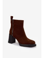 Boty na podpatku  model 217493 Step in style