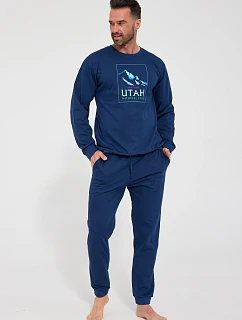 Pyžamo Cornette 322/332 Utah, dlouhé rukávy, velikosti S–2XL