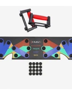 Multifunkční push-up deska HMS PU10 červená