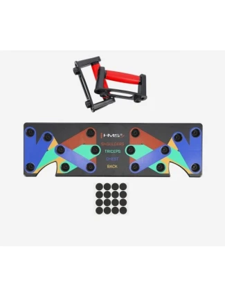 Multifunkční push-up deska HMS PU10 červená