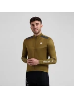 Rogelli dres s dlouhým rukávem MONO hnědý XL